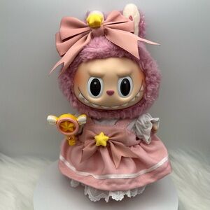 New Labubu Pink Sailor Moon Dress Set